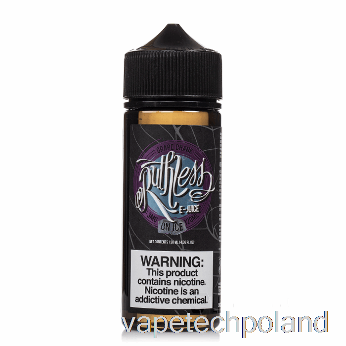 Vape Pen Winogronowy Pity Na Lodzie - Bezwzględna Para - 120ml 0mg